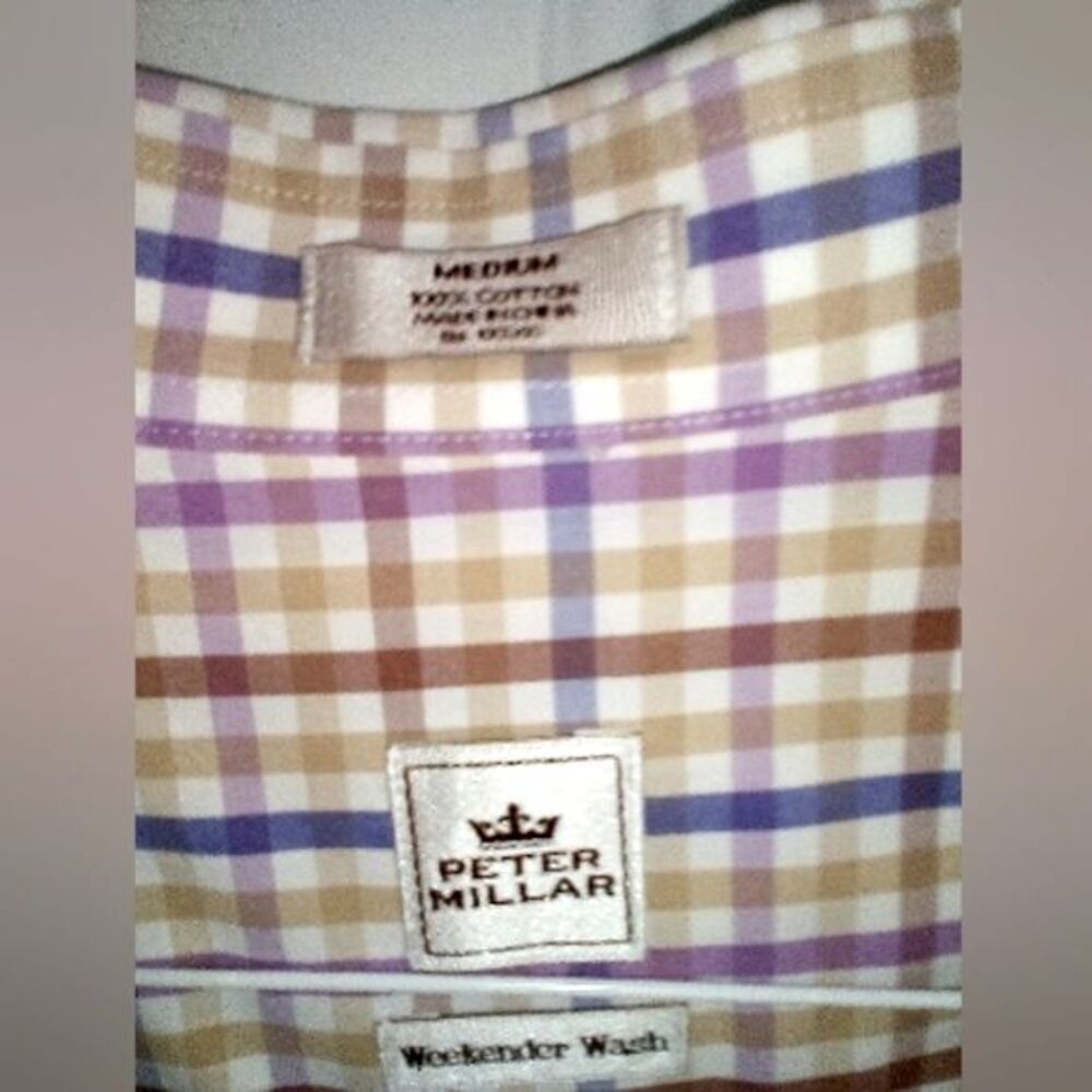 Peter Millar Weekender Wash Button Down Shirt Siz… - image 2